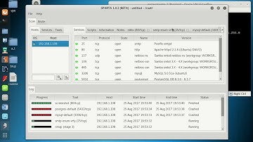 kali linux sparta tools | Demonstration