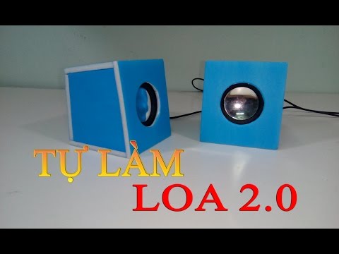 Video Hướng dẫn làm Loa di động 2.0 mini, tự làm loa PC... - youtube