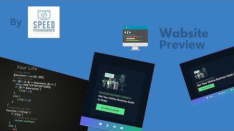 Ultimate Website Preview | HTML, CSS, JavaScript, Tailwind CSS, Google Fonts & Font Awesome