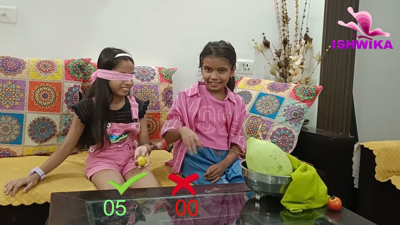 Touch and Tell | Blindfold Game | बूझो तो जाने 