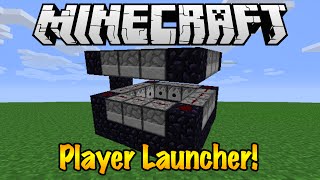 Minecraft PC | Redstone | Player Launcher!!!