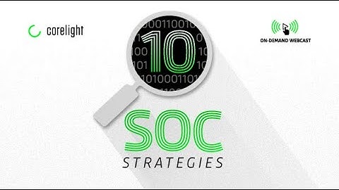 Ten Strategies of a World-Class Security Operations Center
