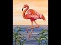 Flamingo Acrylic Painting Lesson with Victoria Gobel