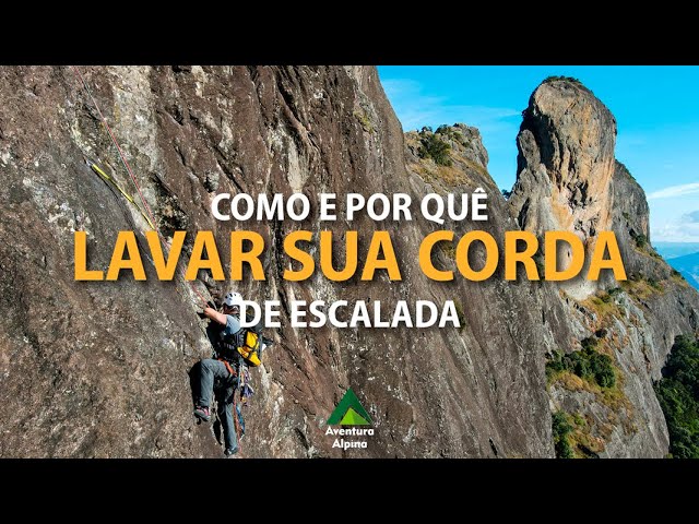 Como e por quê lavar sua corda de escalada?