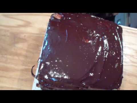 Momma Gail's Chocolate Buckeye Cake