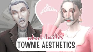 Every Townie is a DIFFERENT AESTHETIC ✨ | The Sims 4 CAS challenge