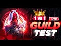 LIVE GUILD TEST 1VS 2 HARDEST 🥵 GUILD TEST V BADGE GUILD TEST 😱