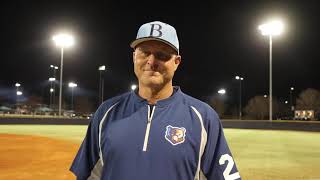 Postgame Interview with Bruins Baseball Coach Brent Casteel