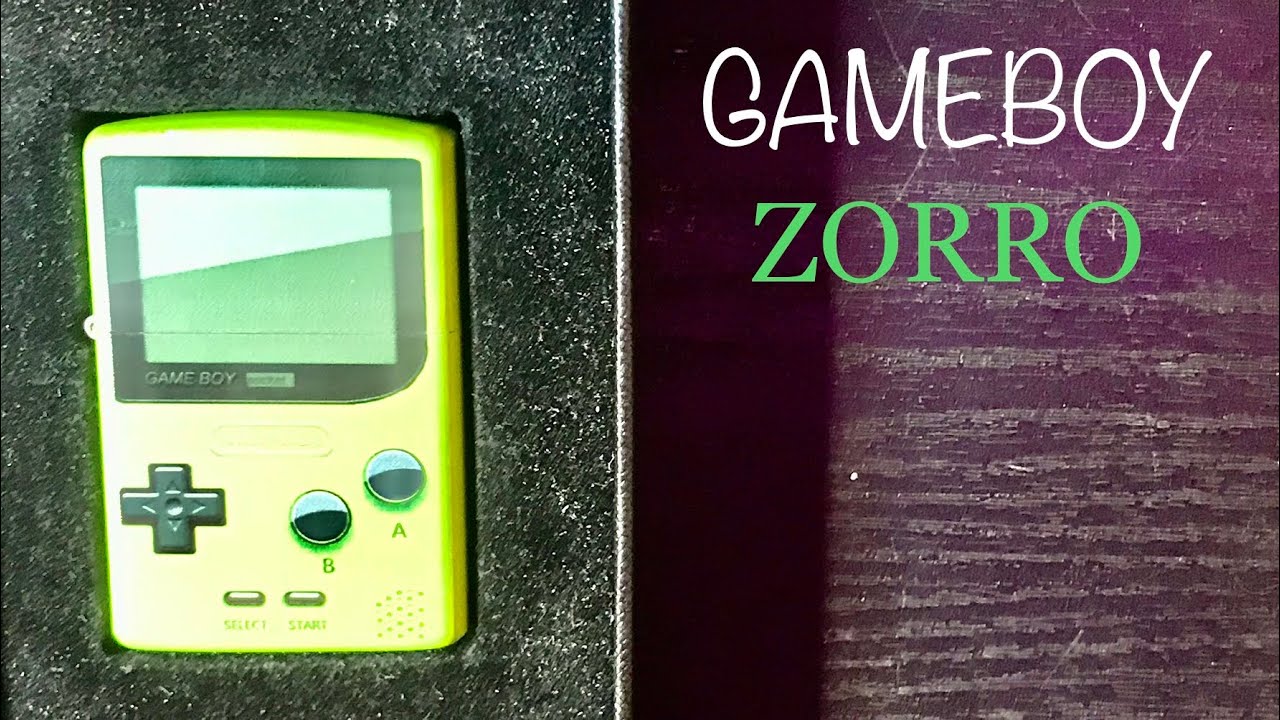 Nintendo GAMEBOY Zorro Lighter Review YouTube