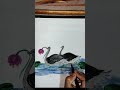 तैरता हुआ हंस"terta huye Hans🦢🦢🦢#art #shortsfeed #shorts