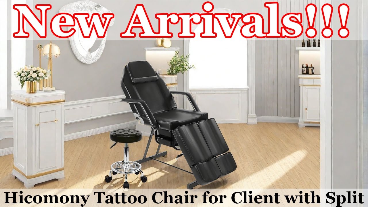 Hicomony Tattoo Chair for Client with Split Legs