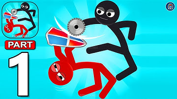 Smash Buddies: Epic Knockout - Gameplay Walkthrough Part 1 Stickman Supreme Duelist (Android, iOS)