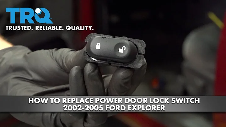 How to Replace Power Door Lock Switch 2002-2005 Ford Explorer
