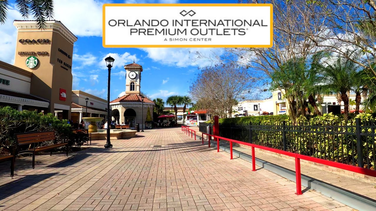 Shopping at Orlando International Premium Outlets in Orlando, Florida 