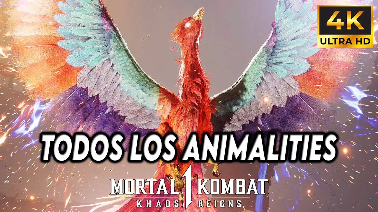 Mortal Kombat 1: Khaos Reigns | Todos los Animalities en 4K | - YouTube