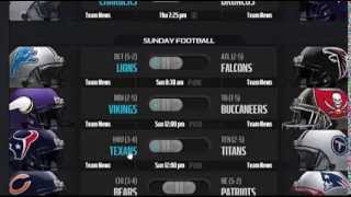 NFL 2014 Week 8 Picks