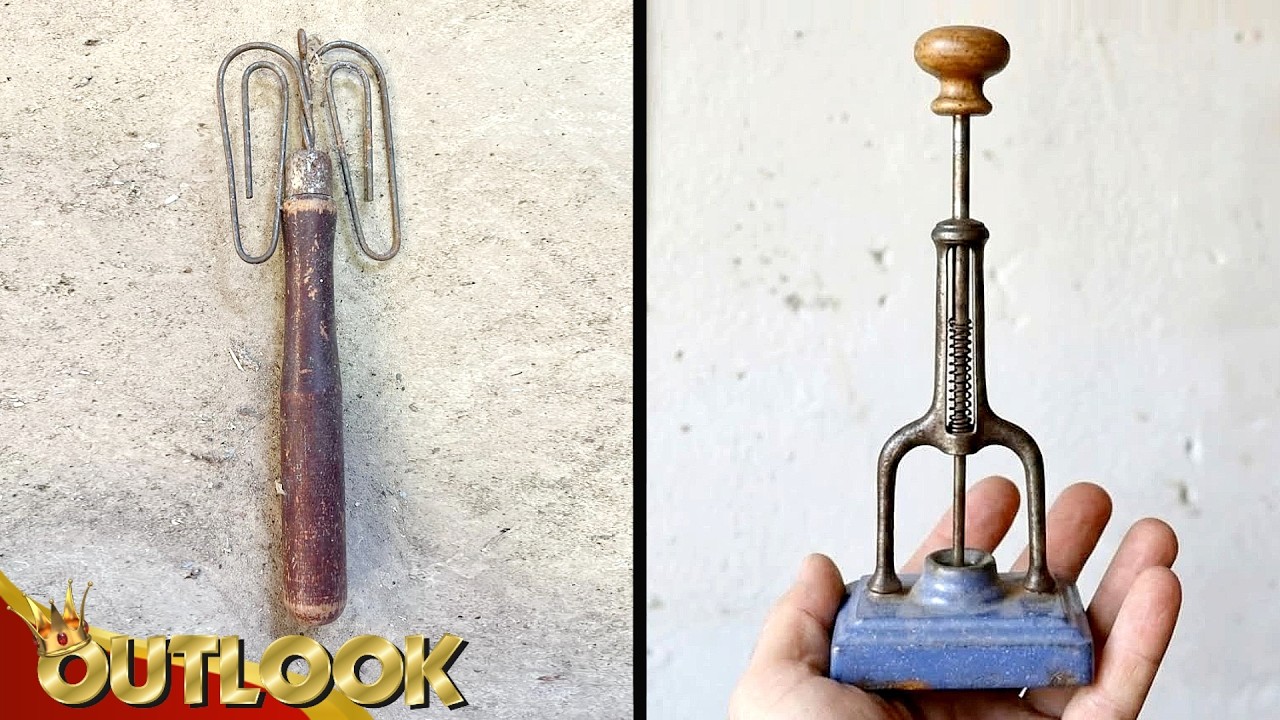 ⁣What Is This MYSTERIOUS Item Bought At Auction With Other Items And This Spring-loaded Metal Thing?