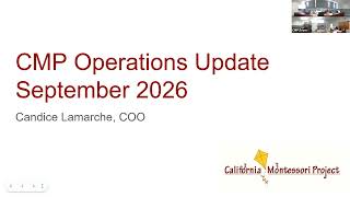September 14, 2026 CMP Board Meeting