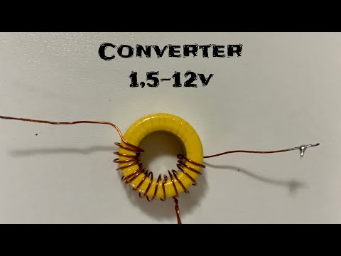 1,5 to 12v converter diy