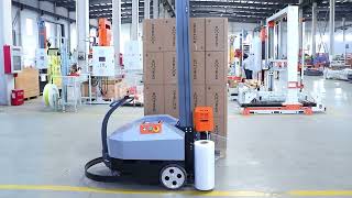 Intelligent Robot Pallet Wrapping Machine Faster Smarter Fully Automatic Packaging