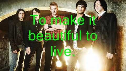 Queen of the stone age - Go with the flow (vocals removed + lyrics)