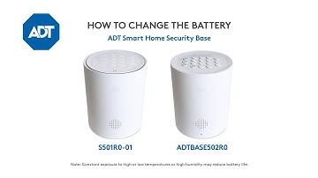 Changing the battery in your ADT Base