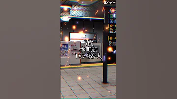 大阪メトロ御堂筋線 駅利用者数ランキング 
