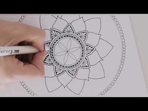 Kako nacrtati svoju mandalu