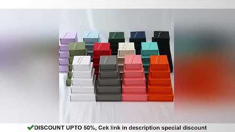 50Pcs Personalized Logo Jewelry Split Magnetic Suction Box For Earrings Rings Pendant Necklace Brace