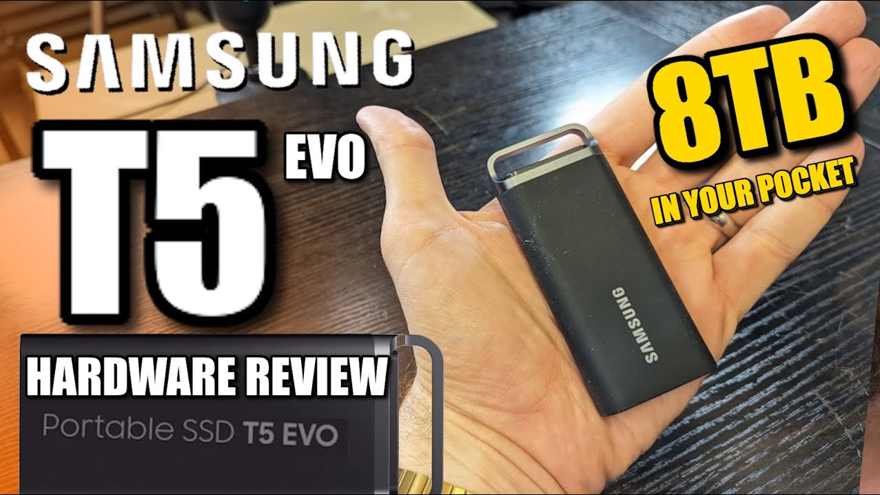 Samsung Portable SSD T5 EVO - 8 To - Disque dur externe Samsung sur