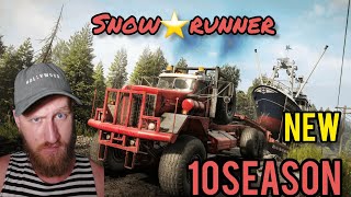 SNOWRUNNER  НОВЫЙ 10 СЕЗОН ! БРИТАНСКАЯ КОЛУМБИЯ №1