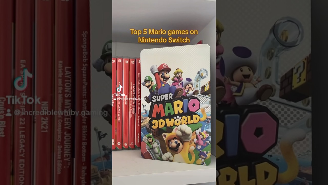 Top 5 Mario games on the Nintendo Switch!