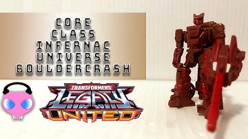 VIDEO REVIEW: Transformers Legacy United - Core Class Infernac Universe Bouldercrash