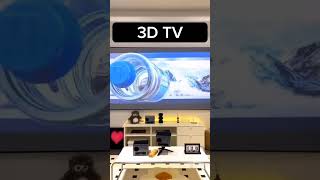 3D Tv Full Size Big Screen Looks Like Real Effects