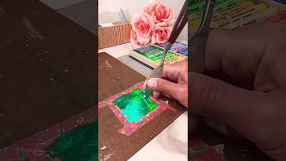 Oil Pastel | Scraping Techniques & Texture #art #oilpastel #drawing #Painting #shorts