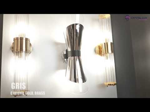 Бра Crystal Lux GRIS AP2 Бра Crystal Lux GRIS AP2