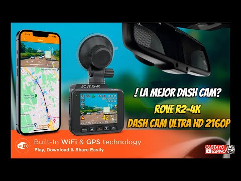 Cam de tableau de bord Rove R2-4K intégrée WiFi GPS tableau de bord voiture  enre