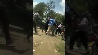 Hon. David Gikaria fight with youth at Naka Primary School in Nakuru Town East.