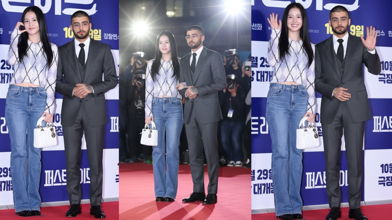 BLACKPINK's Jisoo Stunned at the VIP Premiere of The First Ride, Impressing Zayn Malik!