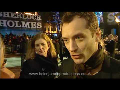 JUDE LAW INTERVIEW 'Dr WATSON' - WORLD FILM PREMIE...