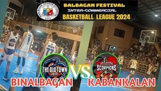 BINALBAGAN vs. KABANKALAN inter commercial basketball league 2024 FULL 1st quarter