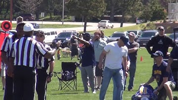 parent pushes down referee