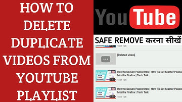 How To Delete Duplicate Videos On YouTube | How To Remove Duplicate Videos on Youtube Playlist