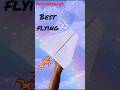 best flying paper plane #shorts