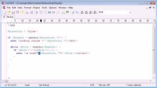Beginner PHP Tutorial   83   File Handling  Listing Files Part 2