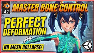 Blender 4.0 Arm Twist Rigging Tutorial for Unity | Perfect Bone Constraints [Part 23]