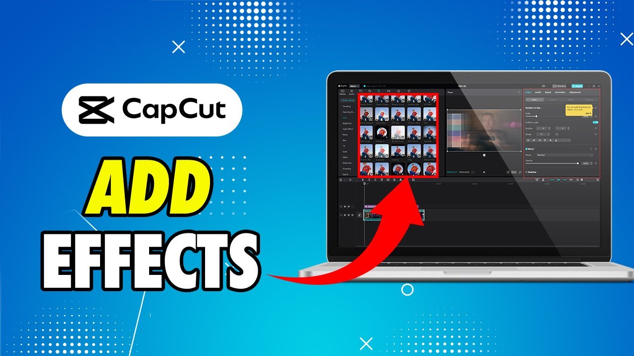 How To Add Effects in CapCut PC - YouTube