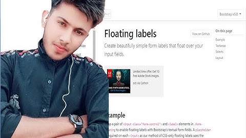 Floating Labels In Bootstrap || EXCELLENT CODE WITH AJ