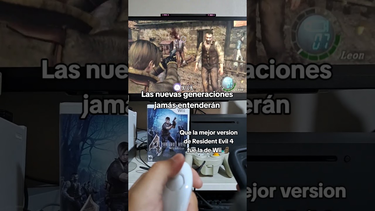 El remake del Re4 es una joya pero la version de Wii es una maravilla 