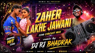 Zahar Lakhe Jawani (EDM Circuit Mix) | DJ RJ BHADRAK | New Nagpuri DJ Remix | Bass Boosted